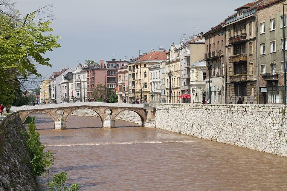 The corner by the bridge