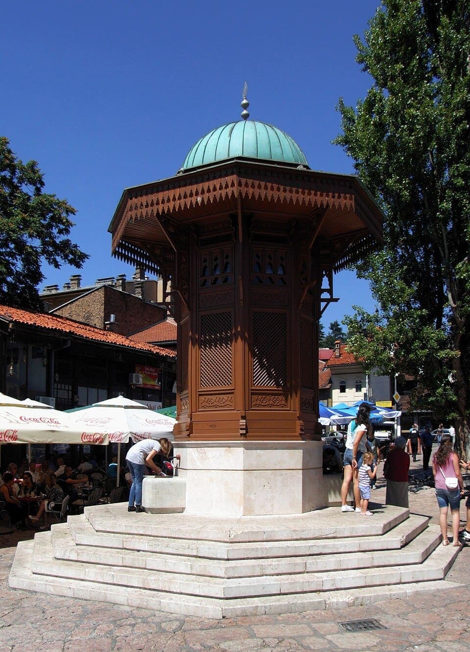 Drinking from the Sebilj